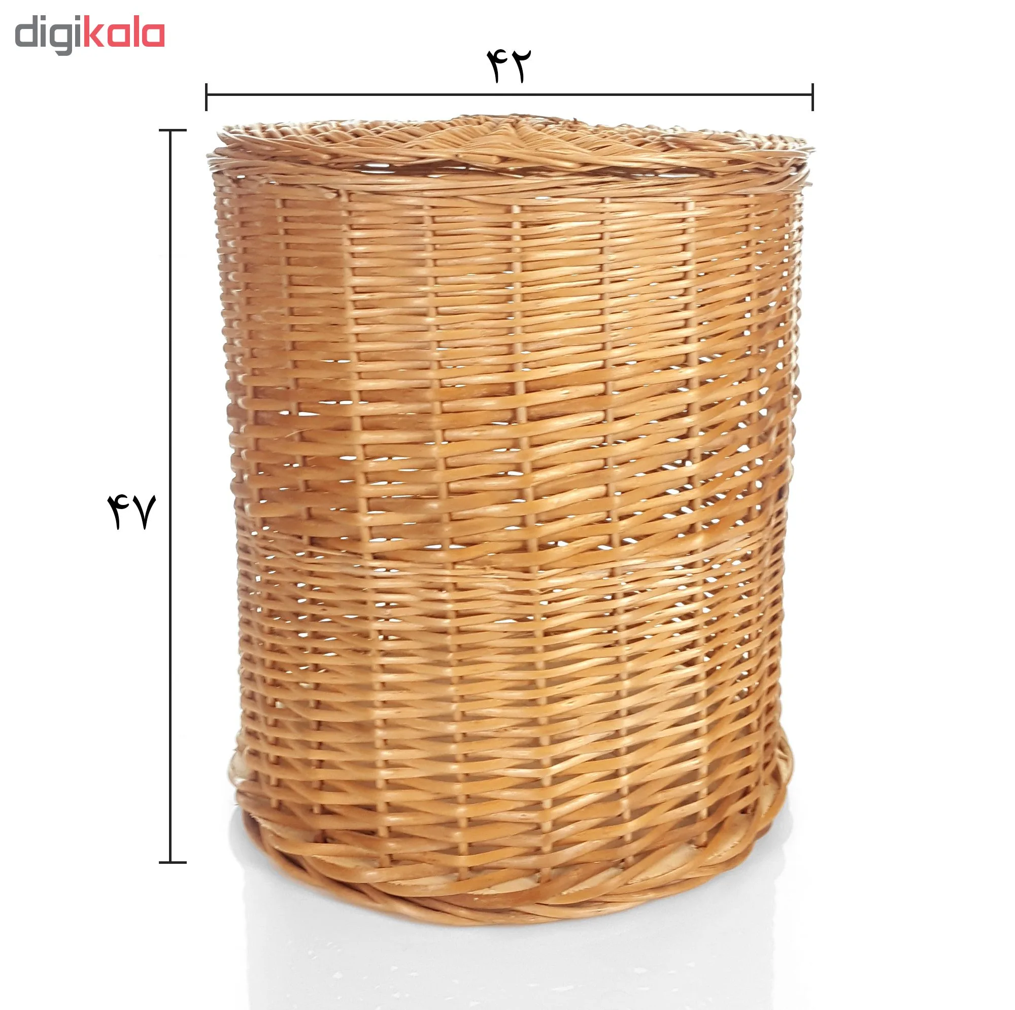 سبد رخت چرک حصیری کد L212