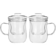 لیوان دمنوش ساز کد Mb68 بسته 2 عددی