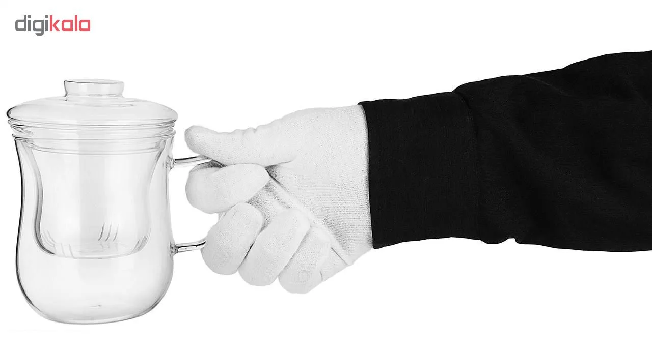 لیوان دمنوش ساز کد Mb68 بسته 2 عددی
