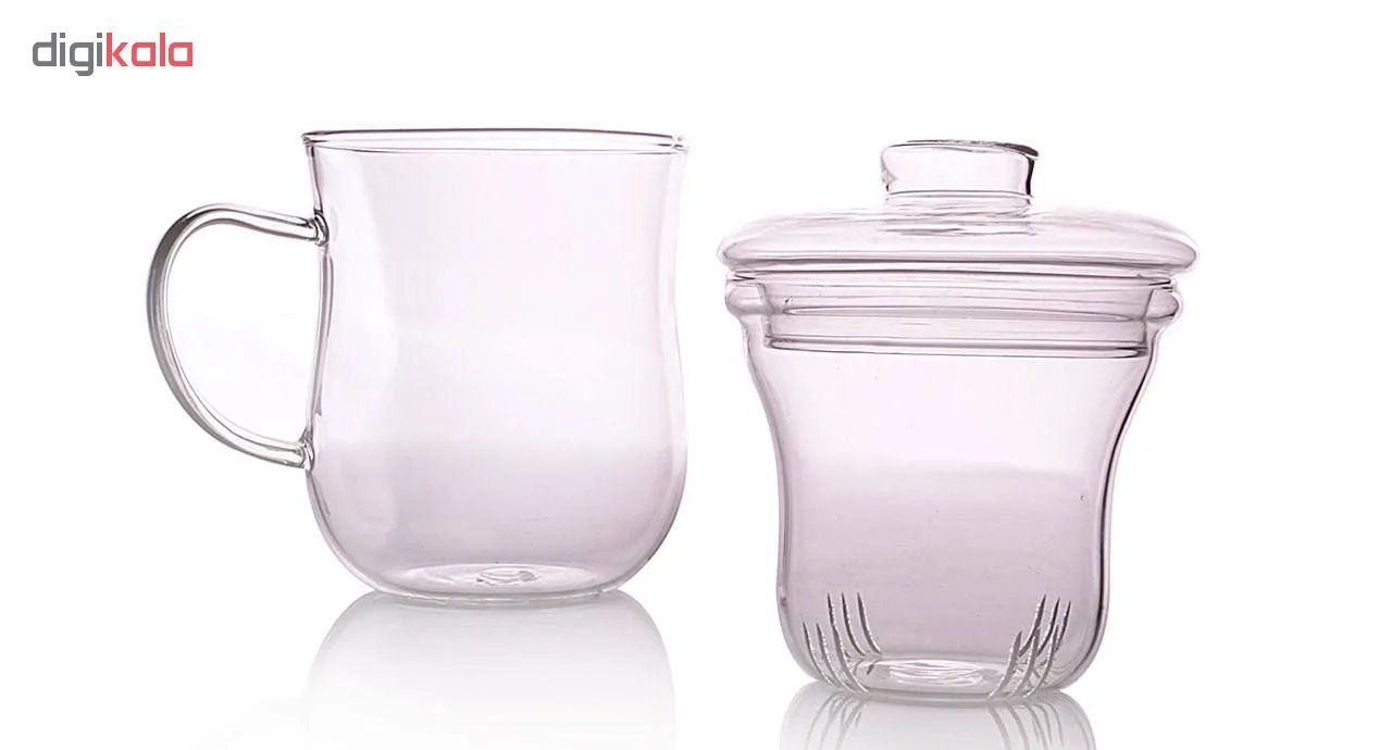 لیوان دمنوش ساز کد Mb68 بسته 2 عددی