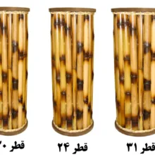 گلدان حصیر بافی بامبو کد ۱۲۰