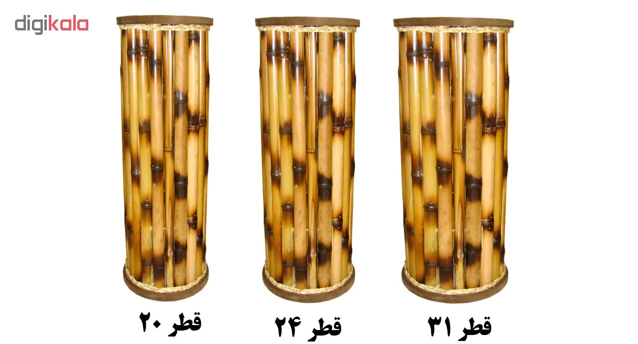 گلدان حصیر بافی بامبو کد ۱۲۰