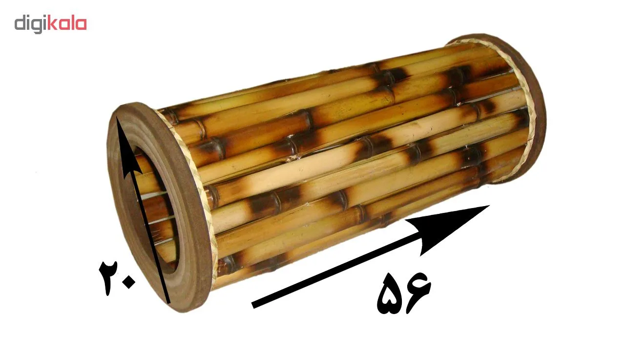 گلدان حصیر بافی بامبو کد ۱۲۰