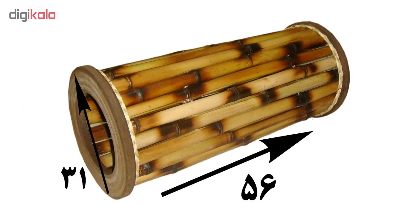 گلدان حصیر بافی بامبو کد ۱۲۰
