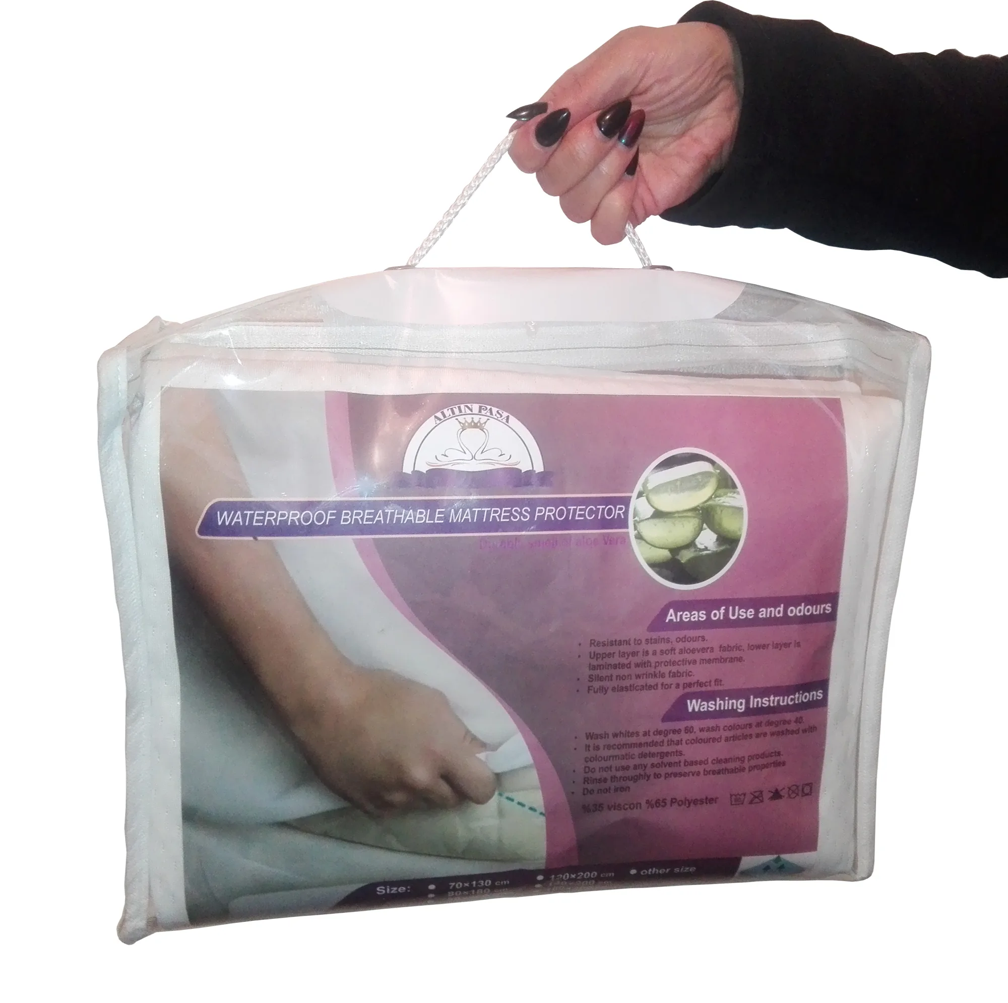 محافظ تشک آلتین پاشا مدل P1120 تک نفره سایز 200x110 سانتیمتر