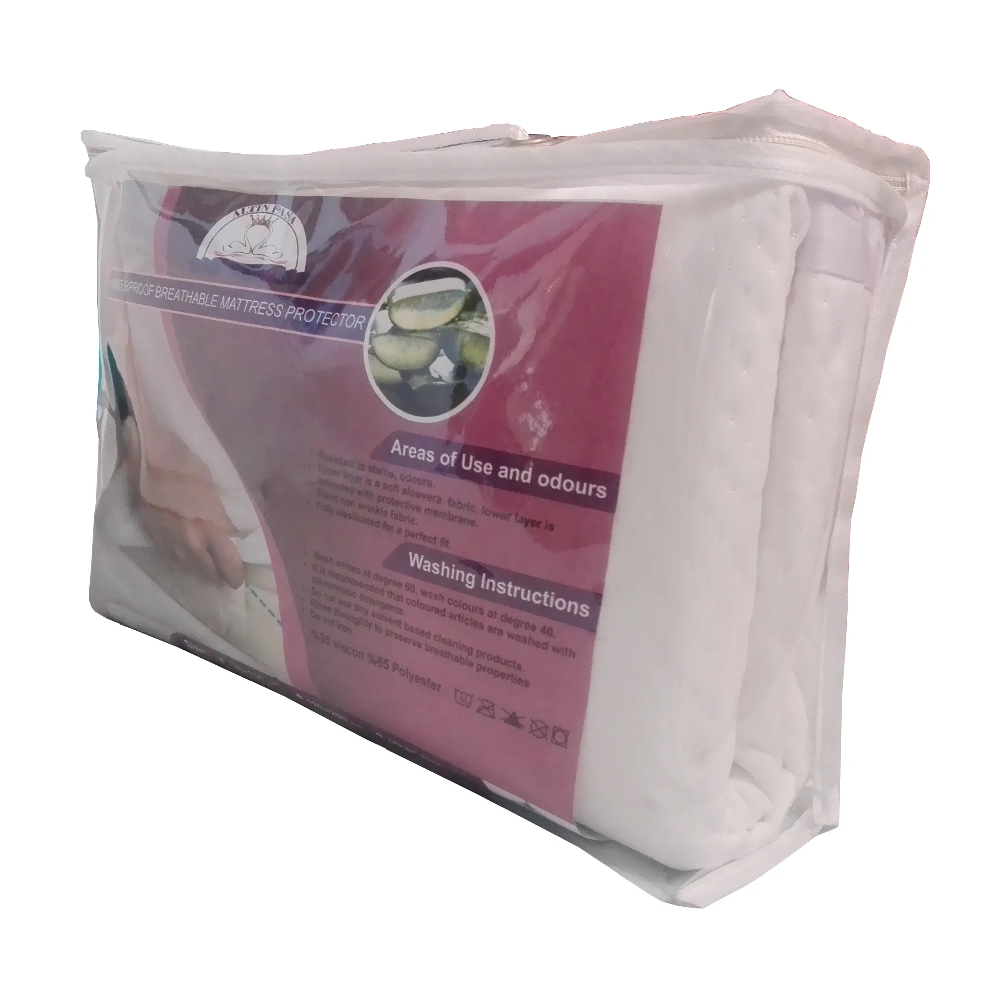 محافظ تشک آلتین پاشا مدل P1120 تک نفره سایز 200x110 سانتیمتر
