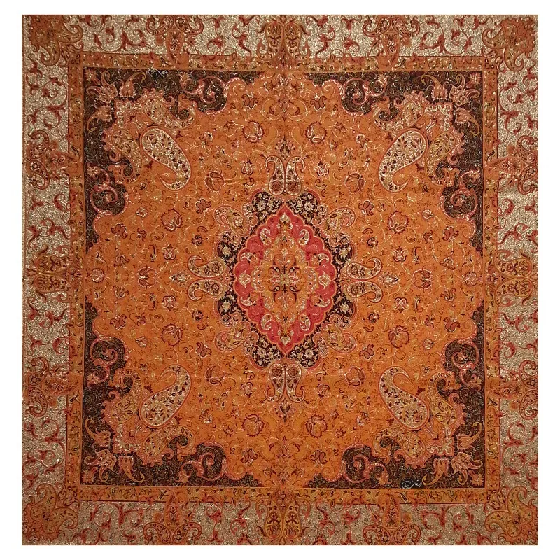 رومیزی ترمه مدل چهلستون کد TRM17