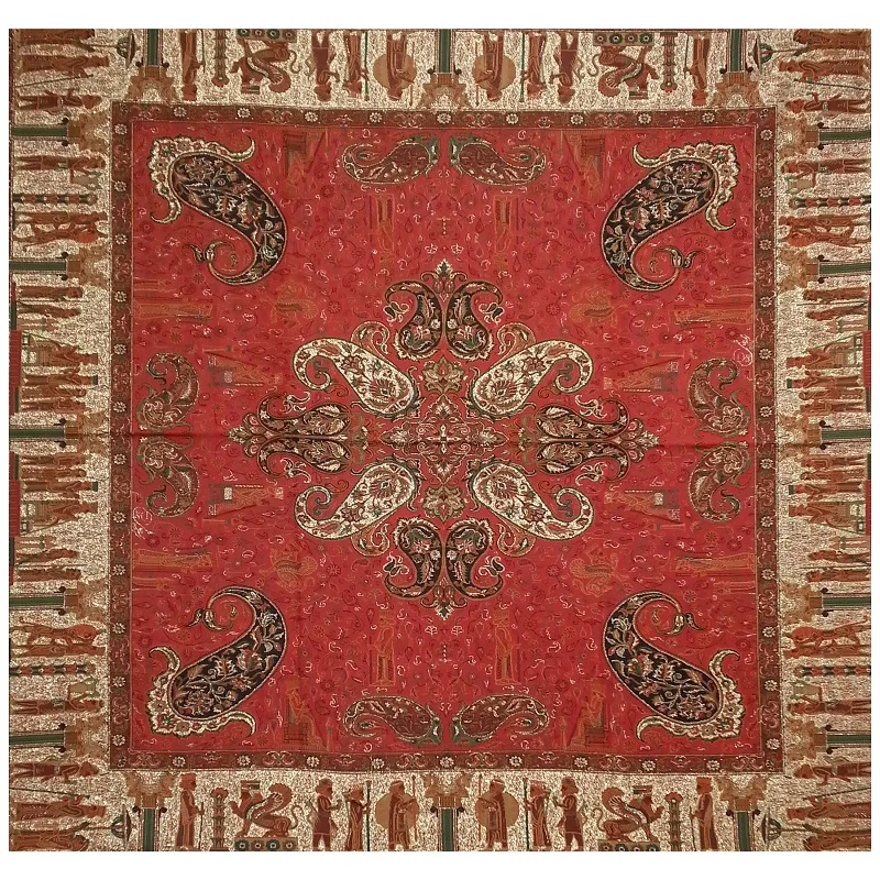 رومیزی ترمه مدل کتیبه کد TRM29