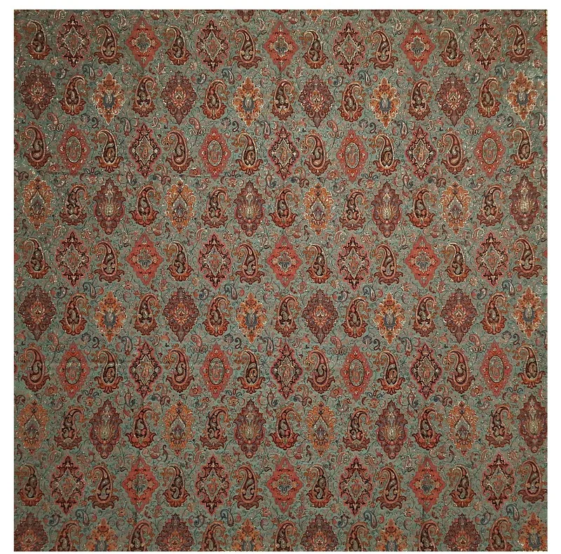 رومیزی ترمه مدل قاب بوته کد TRM52