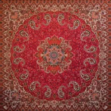 رومیزی ترمه مدل نسترن کد TRM55