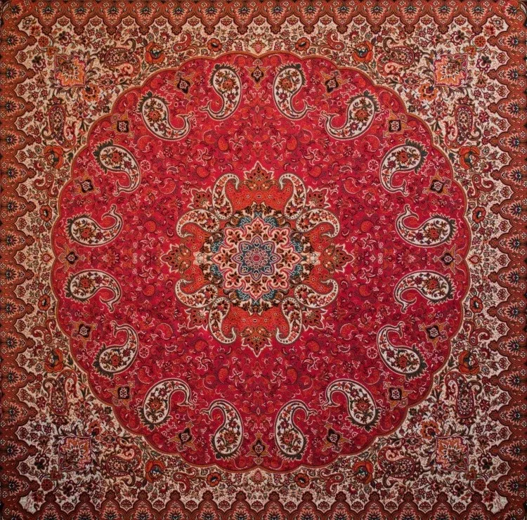 رومیزی ترمه مدل نسترن کد TRM55
