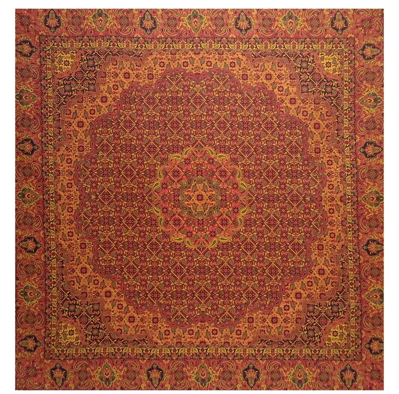 رومیزی ترمه مدل گل ماهی کد TRM75