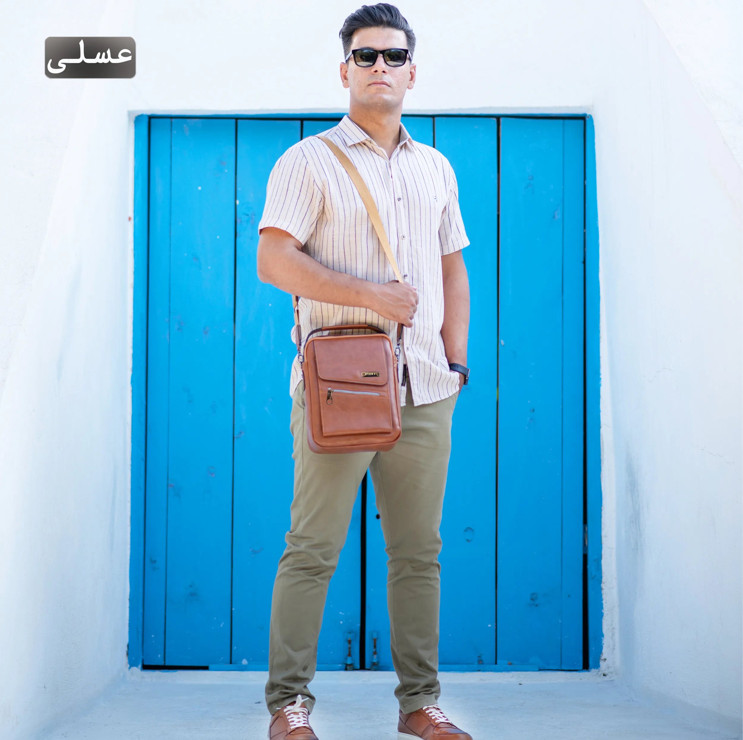 کیف رودوشی مردانه بیورا مدل dbb55