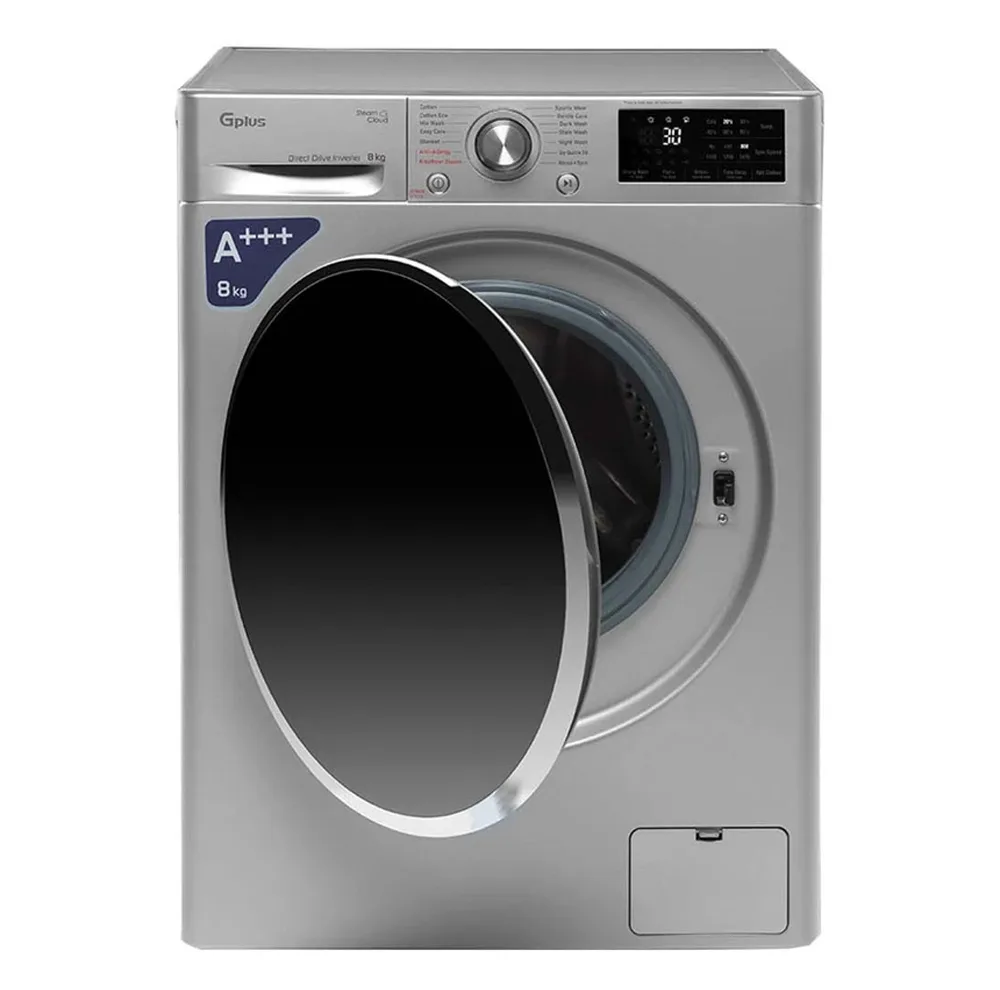 ماشین لباسشویی 8 کیلوگرم اتوماتیک جی پلاس مدل GWM-R808S