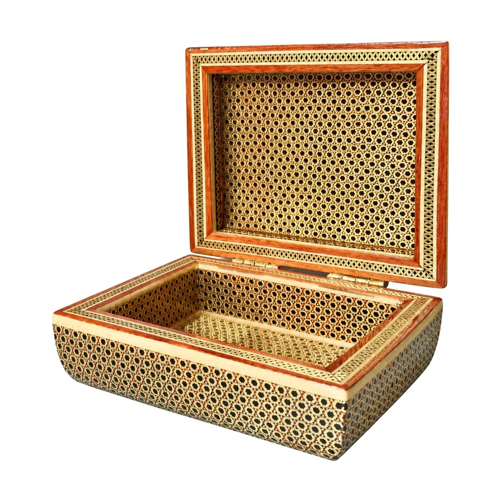 جعبه جواهرات خاتم کاری کد KH-12