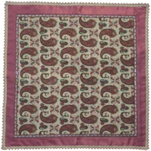 رومیزی ترمه خاتون طرح شهرزاد بنفش کد 130006