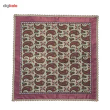 رومیزی ترمه خاتون طرح شهرزاد بنفش کد 130006