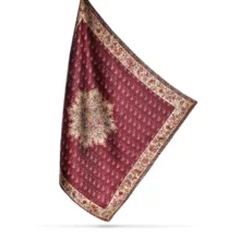رومیزی ترمه عدل کشمیر طرح گل فرنگ مدل z1
