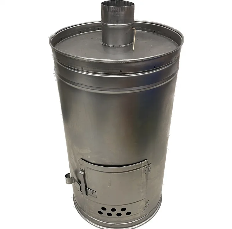 بخاری هیزمی مدل گرد 70cm