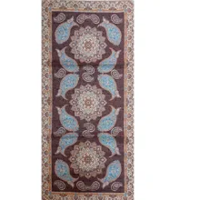ست 4 تکه رومیزی ترمه ابریشمی کد 1008
