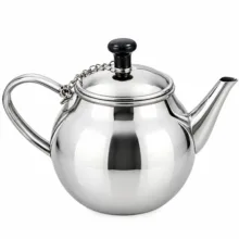 قوری پدیده مدل استیل، گنجایش 1 لیتر، ابعاد 11×13×21 سانتی متر،وزن 360 گرم