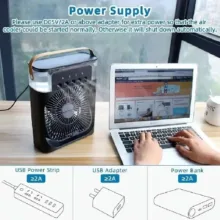 پنکه رومیزی مه‌پاش شارژی مدل cooling 25