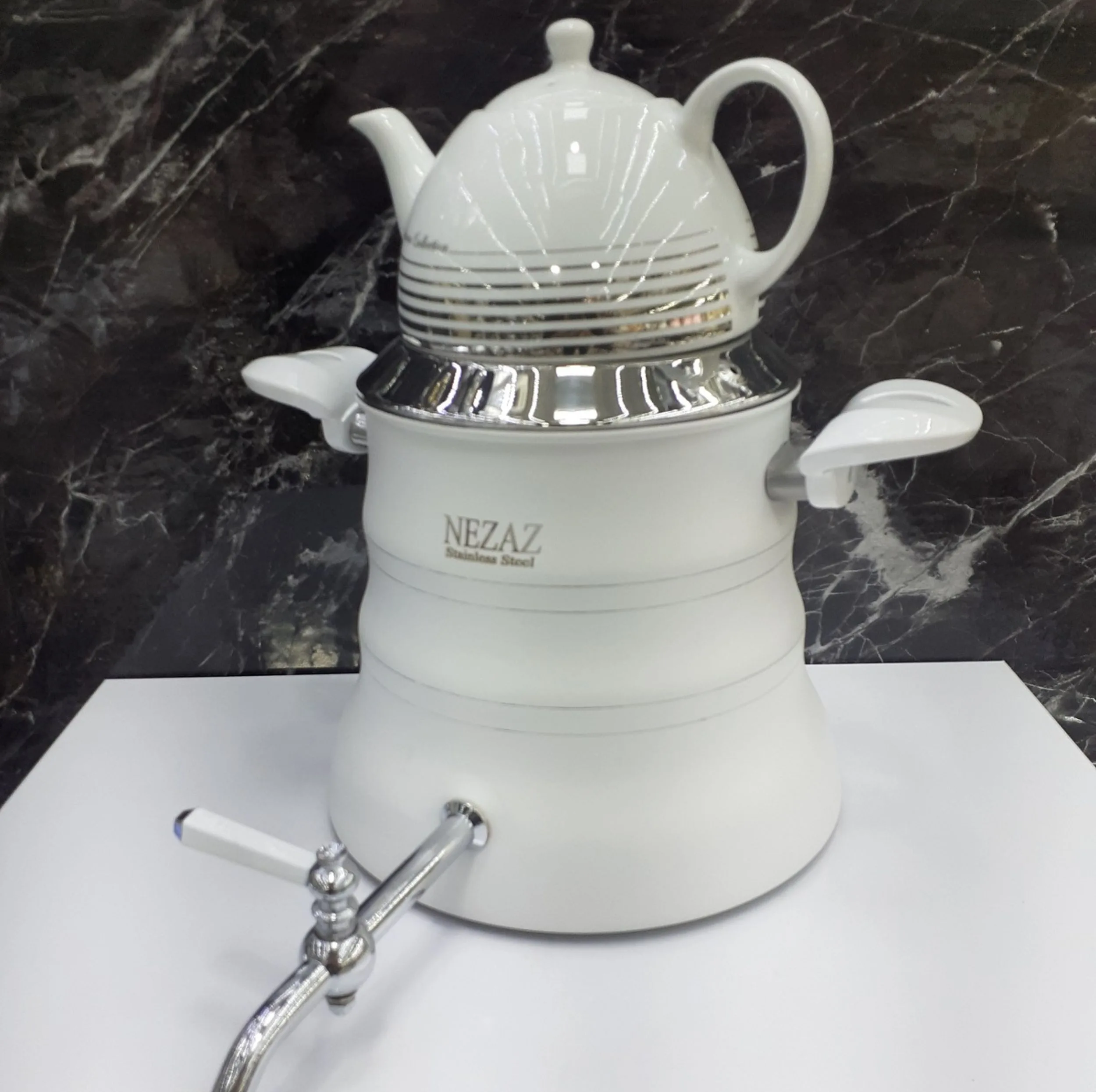 ست کتری و قوری نزاز کد 3027
