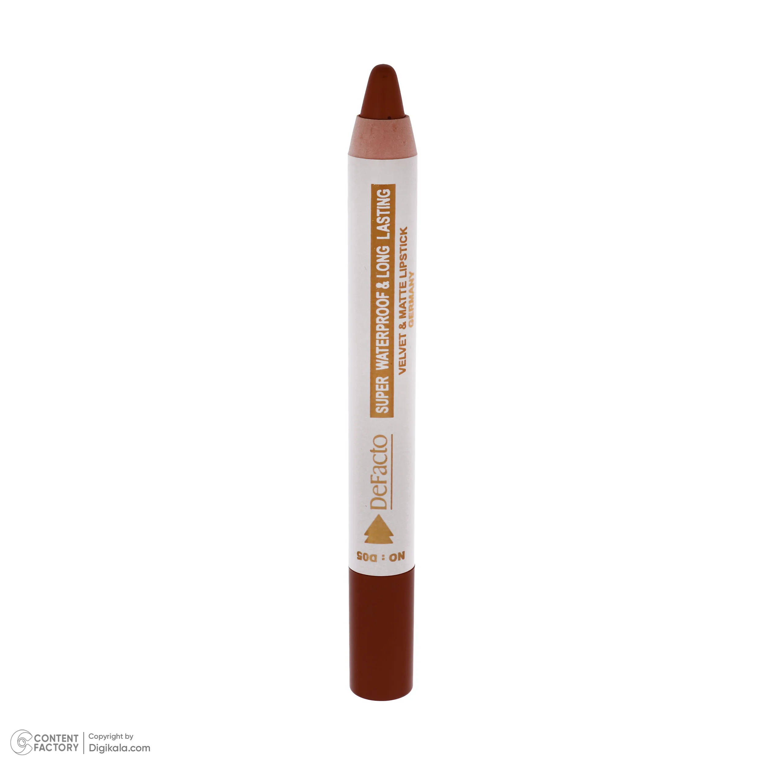رژ لب مدادی مات دیفکتو مدل Waterproof شماره 5