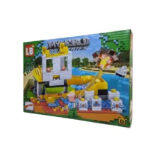 ساختنی 206 تکه ال‌بی مدل قلعه ماینکرافت کد LB1136