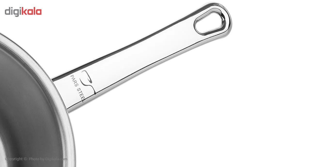 شیر جوش پارس استیل مدل کف سه لایه کد 160 سایز 16