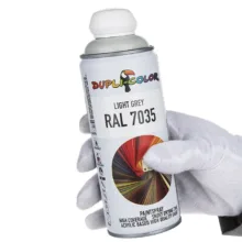 اسپری رنگ خاکستری روشن دوپلی کالر مدل RAL 7035 حجم 400 میلی لیتر