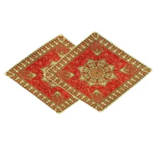 کوسن ترمه طرح مجنون بسته ۲ عددی