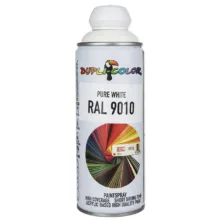 اسپری رنگ سفید دوپلی کالر مدل RAL 9010 حجم 400 میلی لیتر