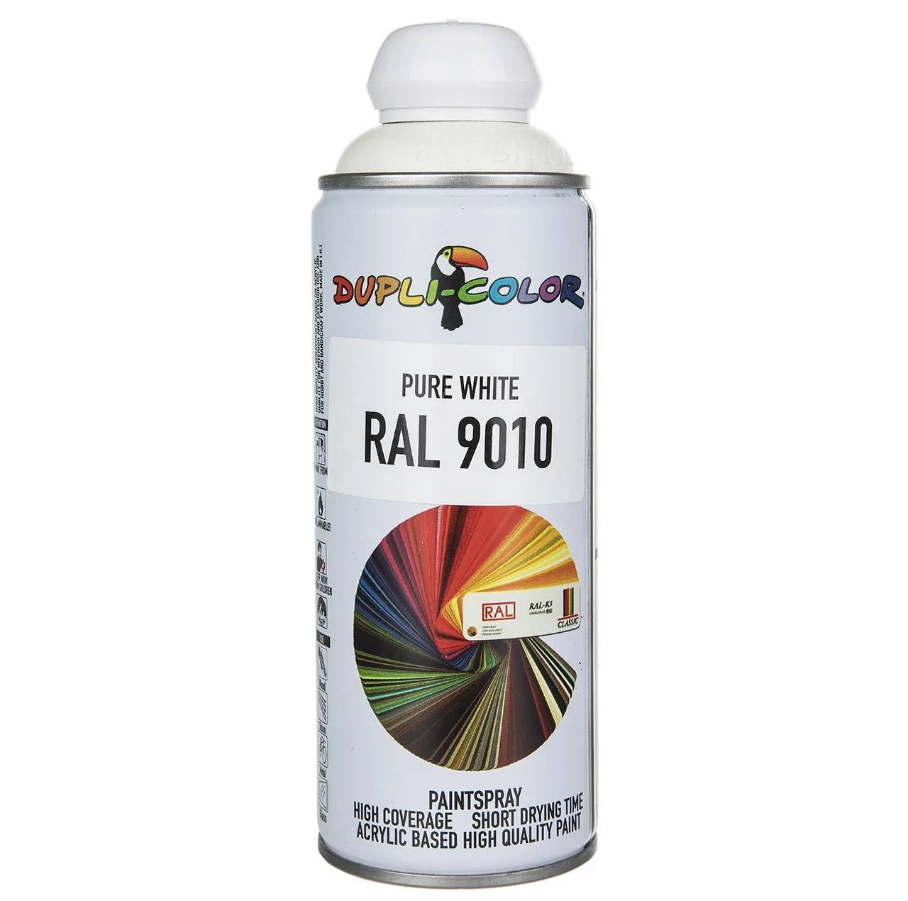 اسپری رنگ سفید دوپلی کالر مدل RAL 9010 حجم 400 میلی لیتر