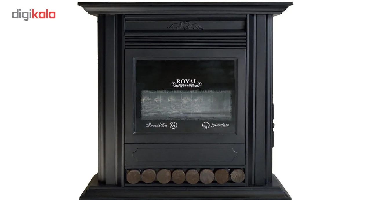 بخاری گازی مروارید سوز شرق طرح Royal Fireplace مدل 25000