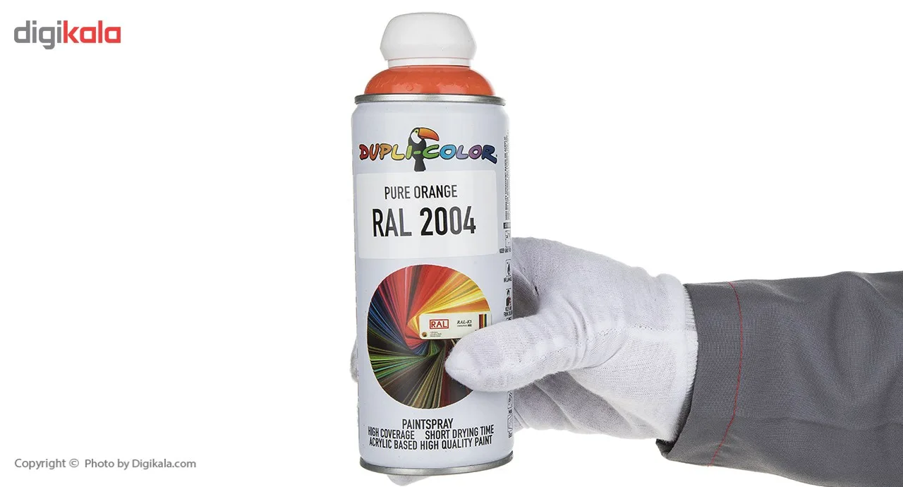اسپری رنگ نارنجی دوپلی کالر مدل RAL 2004 حجم 400 میلی لیتر