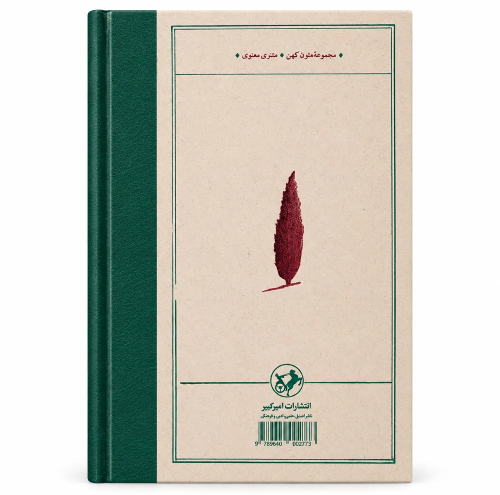 کتاب مثنوی معنوی اثر مولانا جلال الدین محمد بلخی نشر امیر کبیر