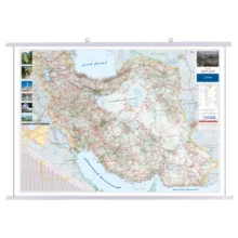 نقشه ایران امروز انتشارات گیتاشناسی نوین کد A.P1673