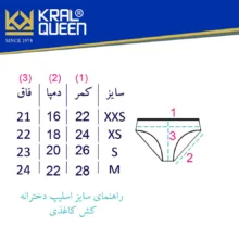 شورت دخترانه کرال کوئین مدل اسلیپ کد 1 بسته 6 عددی