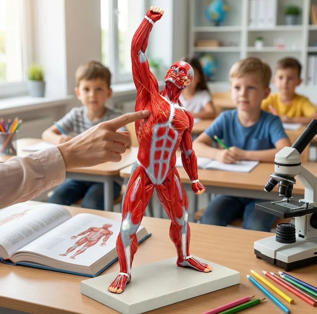 بازی آموزشی مدل مولاژ عضلات انسان کد 3D
