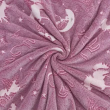 پتو مسافرتی 1 نفره مدل شب نما طرح تینکربل سایز 160×200 سانتی متر