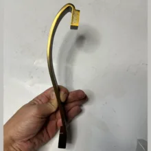 دستگیره حیاطی فیگارو مدل  F110- AE کد A01391 به همراه رزت بسته دو عددی
