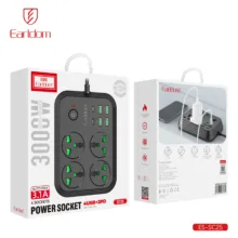 چندراهی برق ارلدام مدل POWER SOCKET SC25