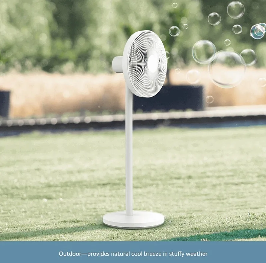 پنکه شارژی شیائومی مدل Xiaomi Smart Standing Fan 2 Pro ظرفیت 2800 میلی آمپر ساعت