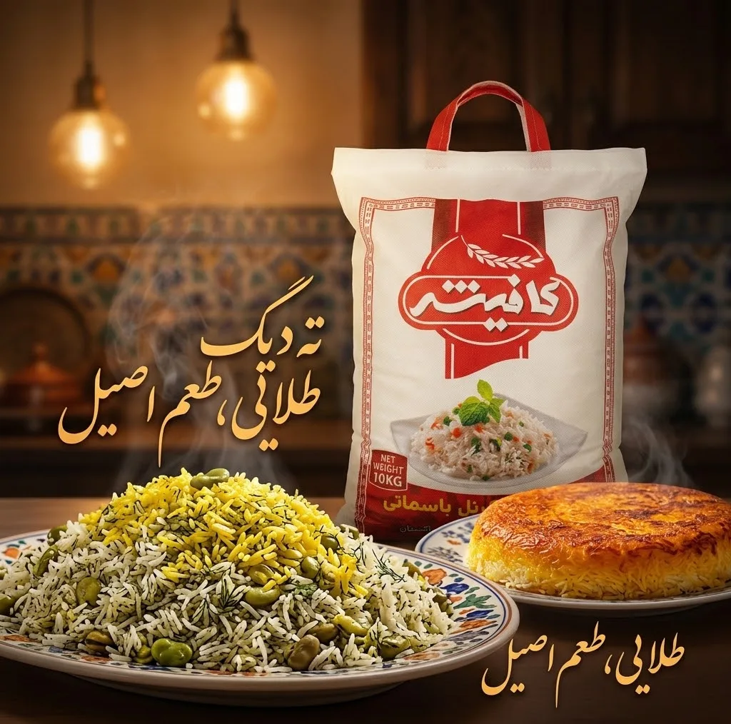 برنج کرنل باسماتی پاکستانی کافیش - ۱۰ کیلوگرم