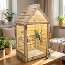 قفس پرنده مدل شیشه ای کد 40×30