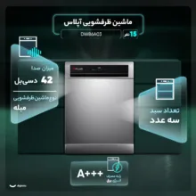 ماشین ظرفشویی 15 نفره آپلاس مدل DW86A03