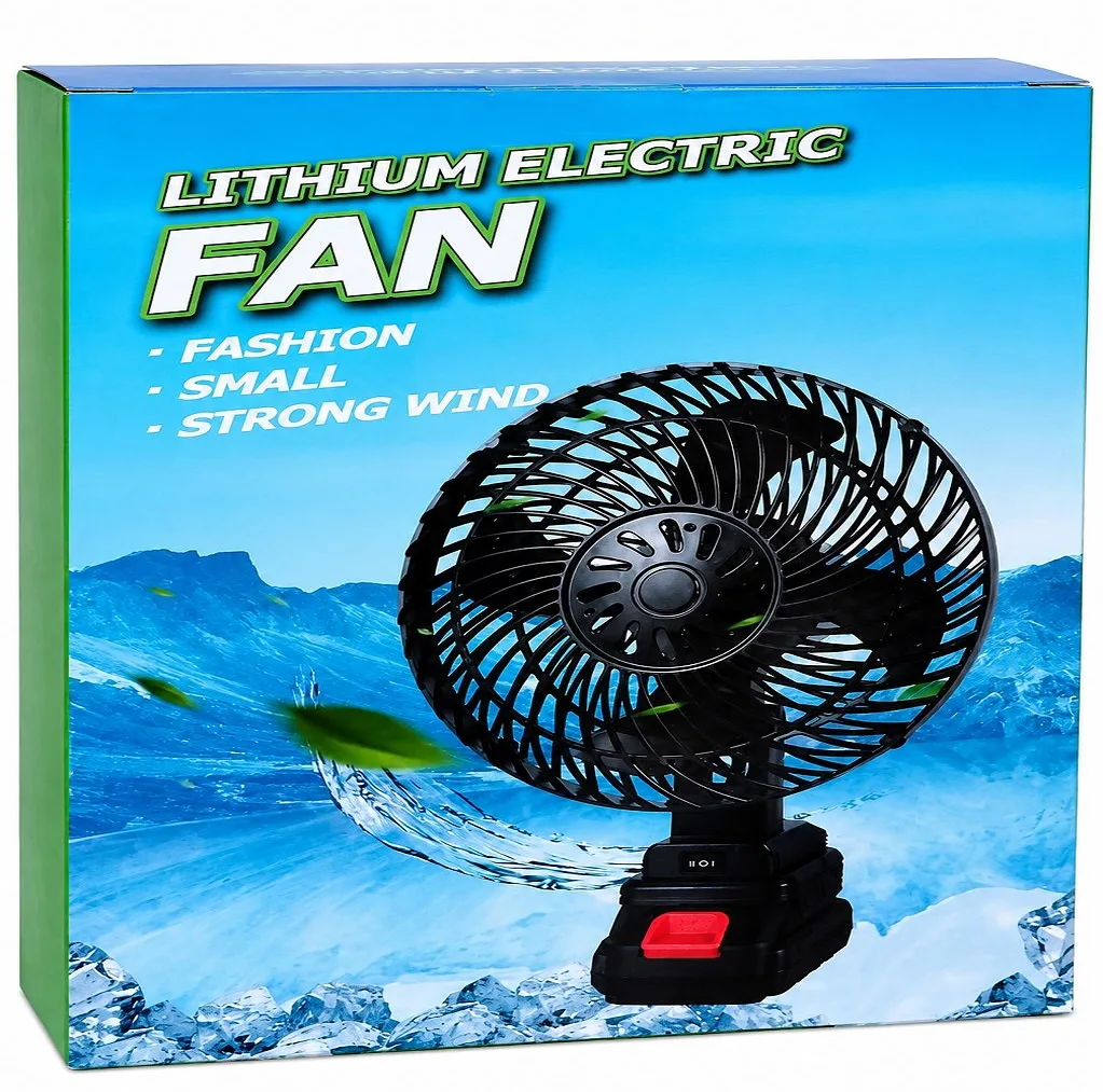 پنکه رومیزی مدل lithium electric ظرفیت 4500 میلی آمپر ساعت