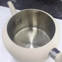 ست کتری و قوری نزاز مدل لوله دار طرح رنگی