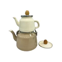 ست کتری و قوری مدل لعابی